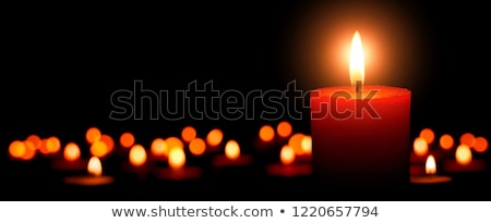 Light One Candle Foto stock © Smileus