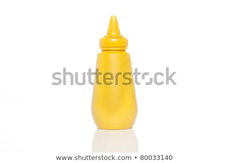 Stok fotoğraf: A Bottle Of Yellow Mustard
