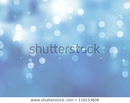 Stockfoto: Christmas Snowflakes On Blue Glitter Eps 8