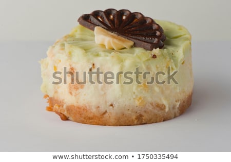 Stock fotó: Key Lime Pie With Coffee Closeup