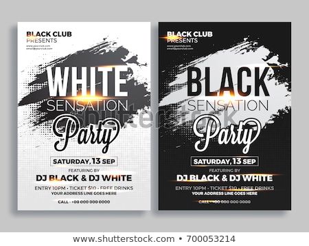 Foto stock: Two White Poster Templates