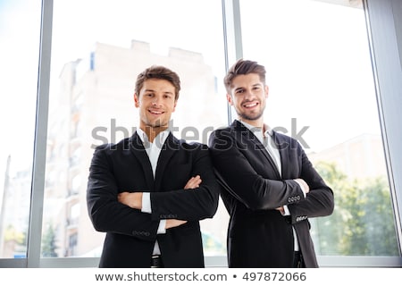 [[stock_photo]]: Ortrait · de · deux · hommes · d'affaires