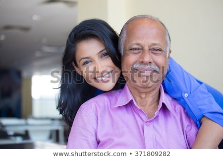 Stockfoto: Portrait Of Happy Father And Daughter