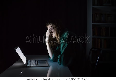 Stockfoto: Internet Depression