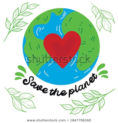 Foto d'archivio: Happy Earth Day Protect Our Planet Eco Ecology Climate Changes Earth Day April 22 Vector Illus