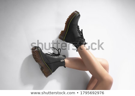 Foto stock: Leather Boots