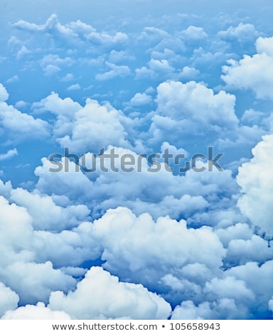 Stockfoto: Vertical Background - Photo Of Clouds From Aerial