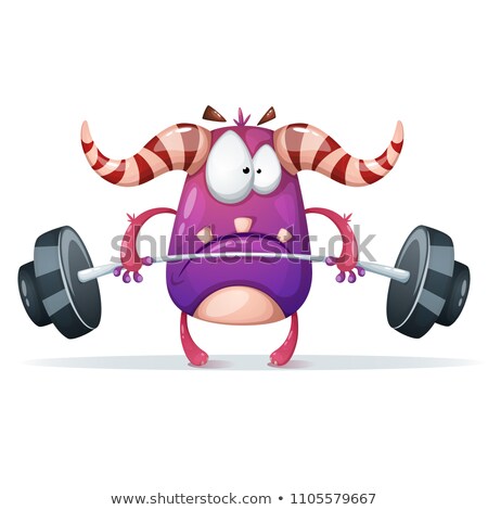 Сток-фото: Funny Monster Gym