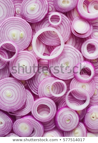 Stock fotó: Sliced Onions Prepared