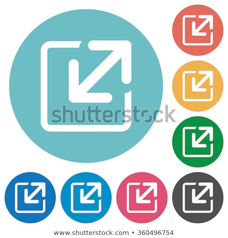 Stock fotó: Zoom Out Yellow Vector Icon Design