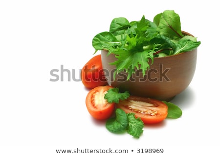 Stock photo: Halved Roma Tomatoes In Bowl