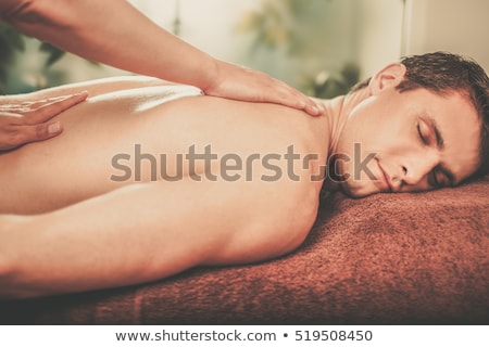 Stock foto: Having Massage