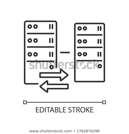 ストックフォト: Reverse Proxy Linear Icon