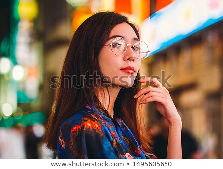 Stok fotoğraf: Young Asian Girl Portrait