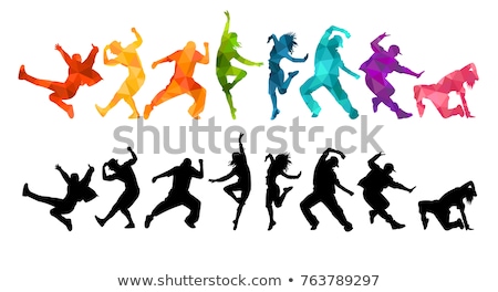 Zdjęcia stock: Dancing Silhouettes