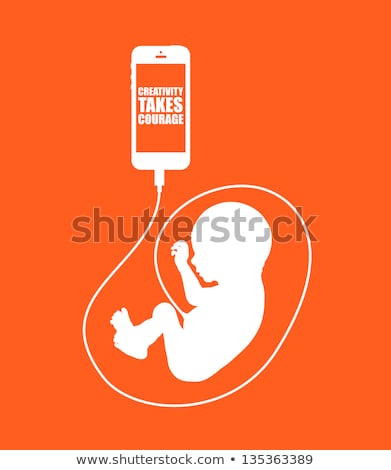 Foto stock: Unborn Baby Message