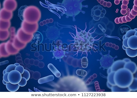 Сток-фото: Abstract Germs Or Bacteria Or Microbes