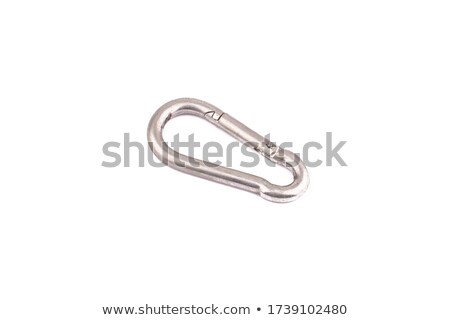 Zdjęcia stock: Extreme On Chrome Carabine With White Ropes