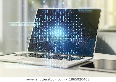 Foto stock: Laptop Screen With Spam Analysis Concept