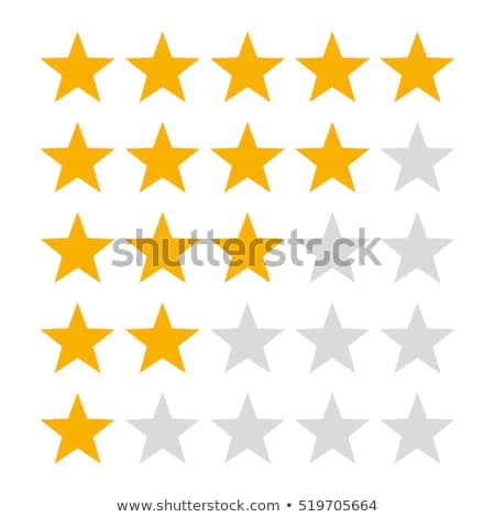 Stock fotó: Star Rating Vector Icon Flat Design