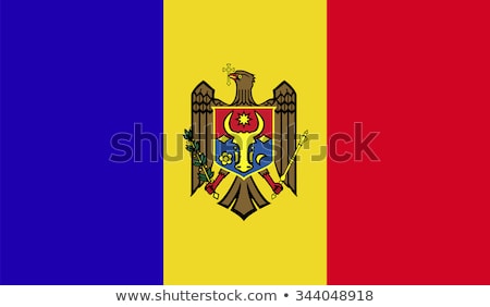 Stockfoto: Moldova Flag Vector Illustration