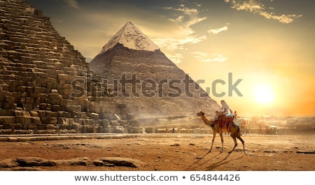 Stock fotó: Pyramids Of Giza