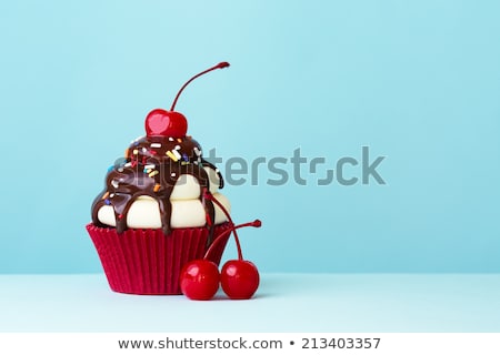 Stock photo: Cupcake With Cherry