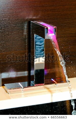 Stock photo: Hot Led Faucet