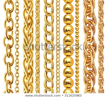 Foto d'archivio: Chain Set Colorful Seamless Isolated On White