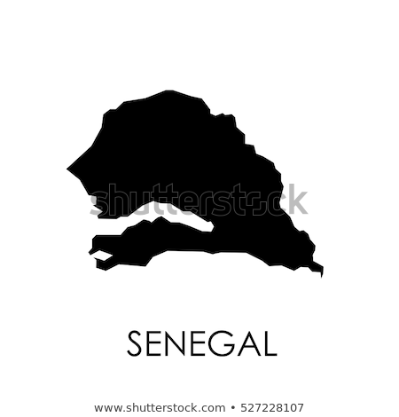 Zdjęcia stock: Map Of Senegal