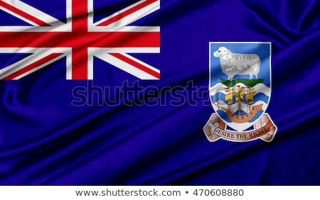 Zdjęcia stock: United Kingdom And Falkland Islands Flags