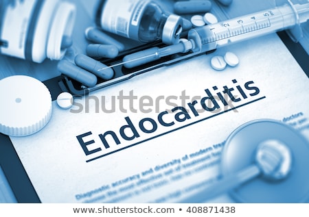 Stock photo: Diagnosis - Endocarditis Medical Concept 3d Illustration