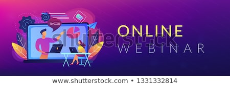 ストックフォト: Online Webinar Header Banner