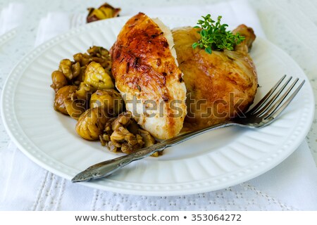 [[stock_photo]]: Stuffed Chestnut Mushrooms