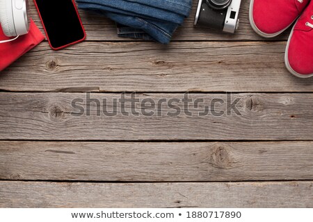 Foto stock: Clothing And Accessories Urban Outfit For Everyday Or Travel