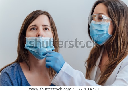 Stok fotoğraf: Nasal Infection