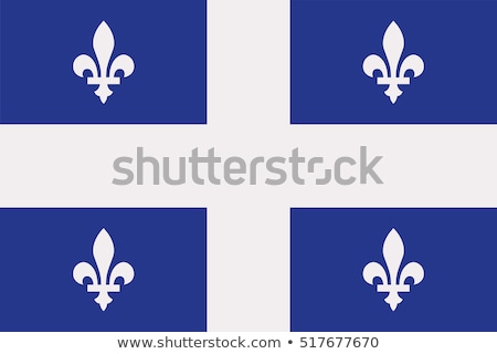 Foto stock: Flag Quebec