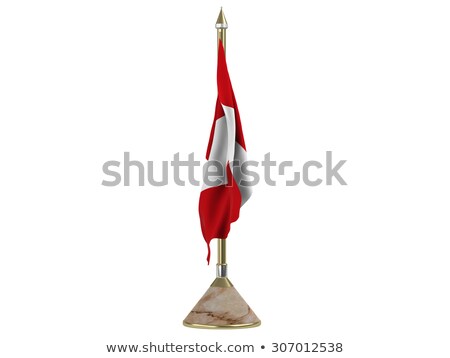 Stock photo: Bent Icon With Flag Of Peru