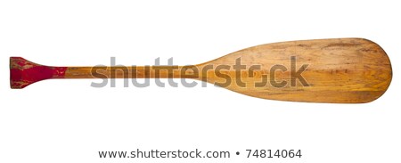 [[stock_photo]]: Old Wooden Canoe Paddle