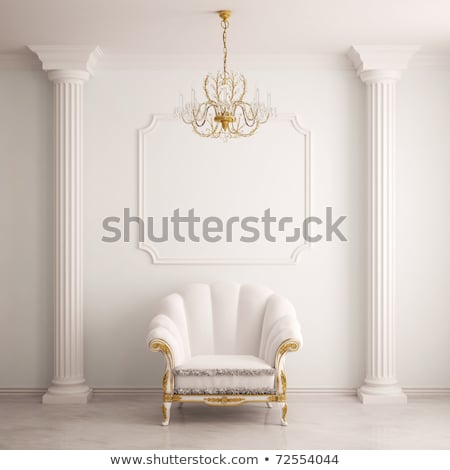 Stock foto: Columns With White Frame