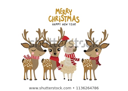 [[stock_photo]]: Merry Christmas Happy Holidays Posters Set Kids
