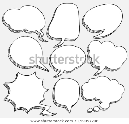 Stock photo: Set Of Kids With Speech Bubbles