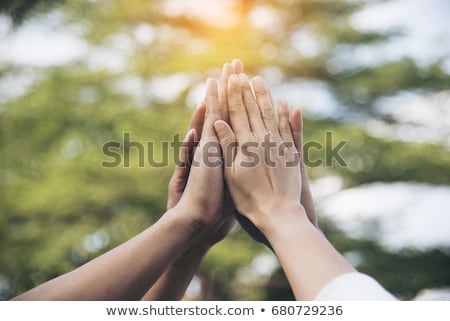 Foto stock: Businessman Interacting With The Air