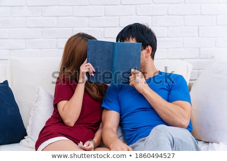 Zdjęcia stock: How To Kiss A Boy Book Concept