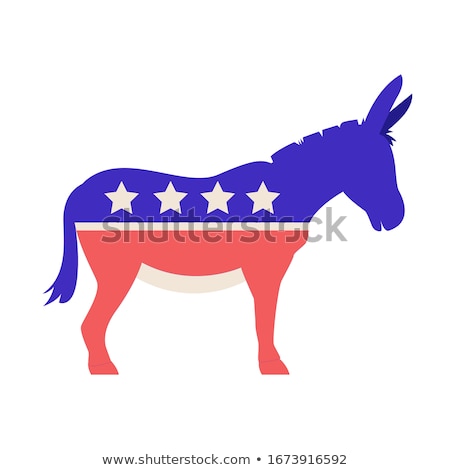 Stock fotó: Symbol Of Us Democratic Party