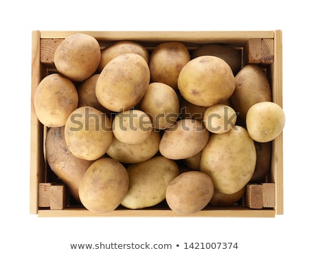 Stock photo: Box Of Potatoes
