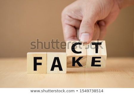 Stok fotoğraf: Fake News Communication Symbol