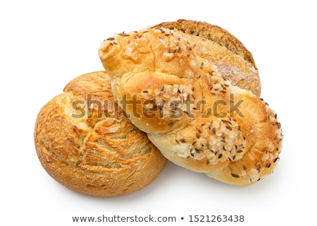 Stock photo: Fresh Roll With Salt And Caraway Seeds