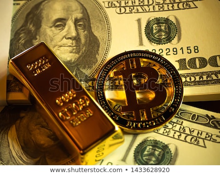 Stock photo: Gold Bitcoin