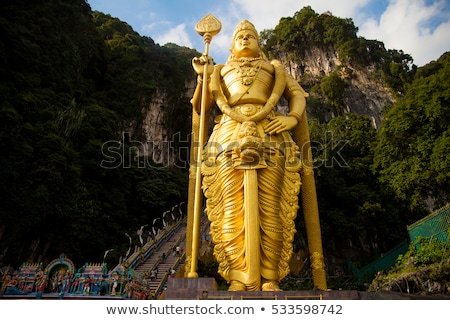 Stok fotoğraf: View In The Batu Caves Near Kuala Lumpur Malaysia